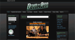 Desktop Screenshot of drumandbasstracks.com