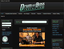 Tablet Screenshot of drumandbasstracks.com